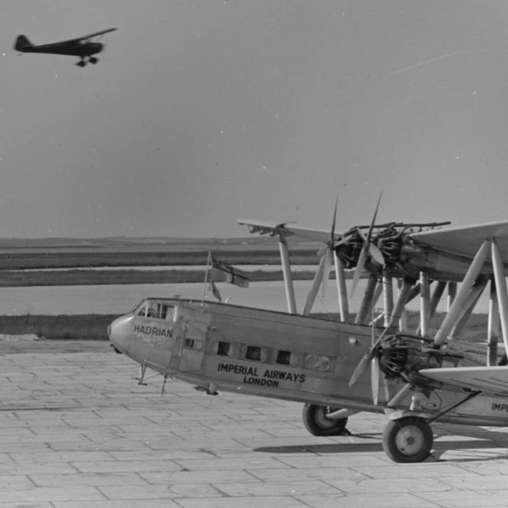 HP.42 Hadrian at Lydda, Palestine, 1939