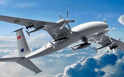 Turkey’s AKINCI Drone Fires Precision Bomb Into a Bullseye