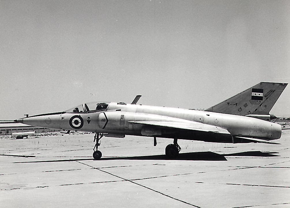 Side view of the Helwan HA-300, Egypt's supersonic fighter prototype