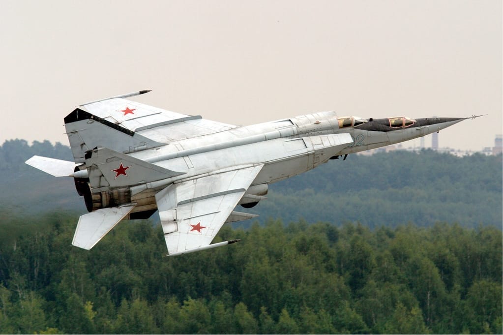 Russian Air Force MiG-25 on the ground