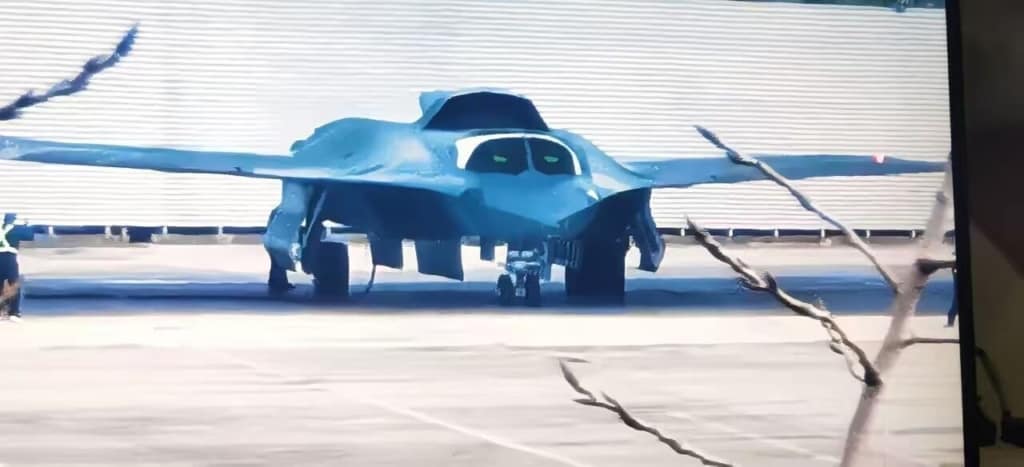 The Chinese tailless J-36 sixth-generation fighter prototype