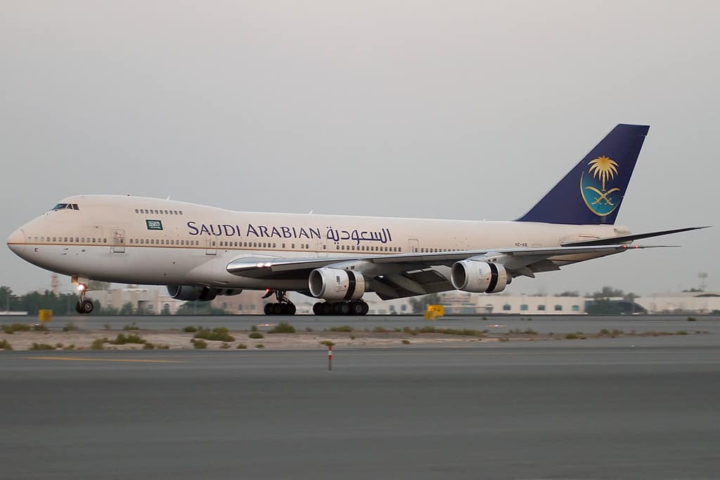 Saudi Arabian Airlines Boeing 747-168B