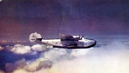 A Boeing 314 Clipper in flight