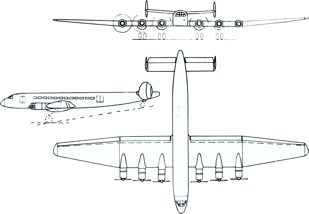 Junkers Ju 390 three-view