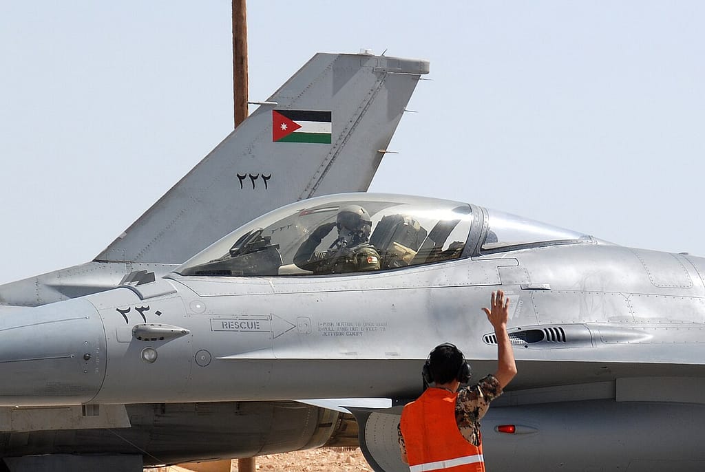 Royal Jordanian Air Force F-16 at Azraq