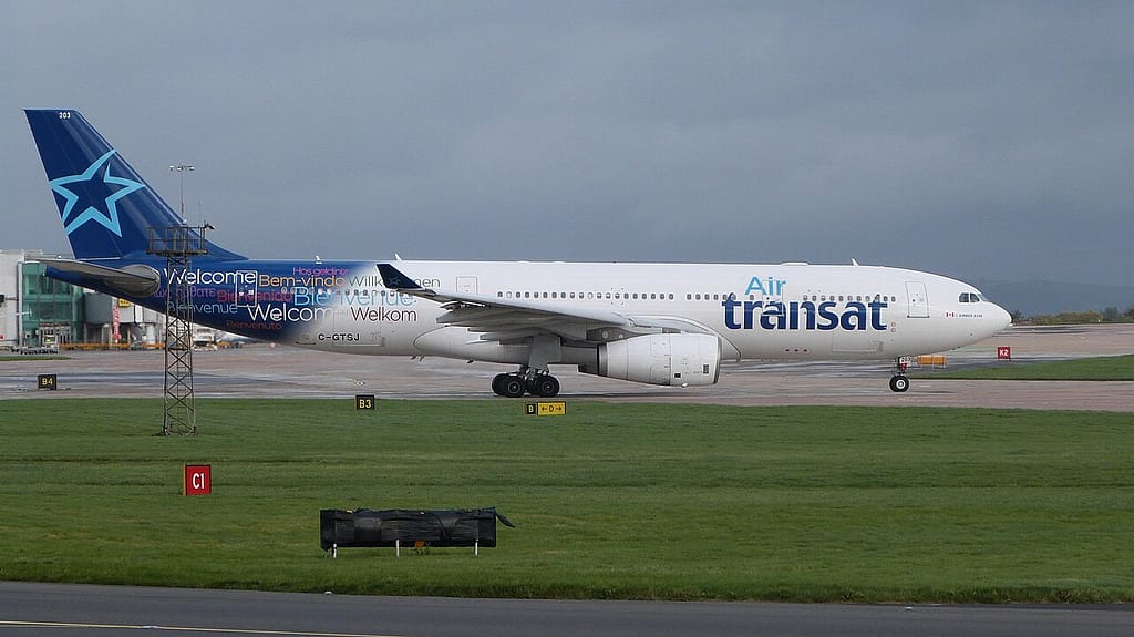Air Transat Airbus A330 in flight