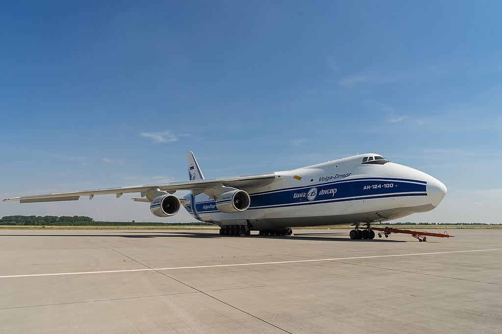 An-124 at Leipzig/Halle Airport