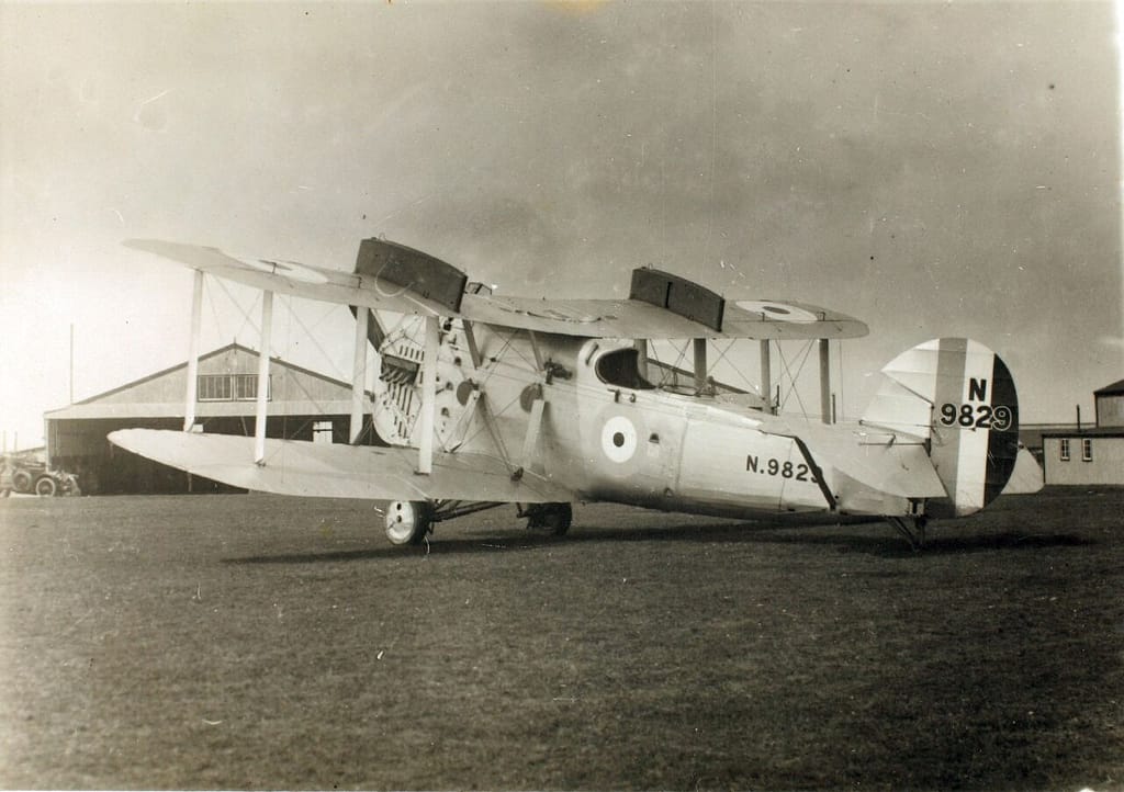 Ein Blackburn Blackburn Mk.I Flottenbeobachter
