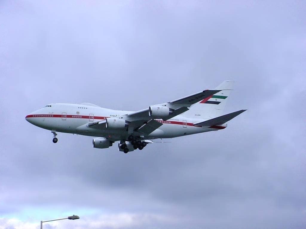 Boeing 747SP jumbo jet