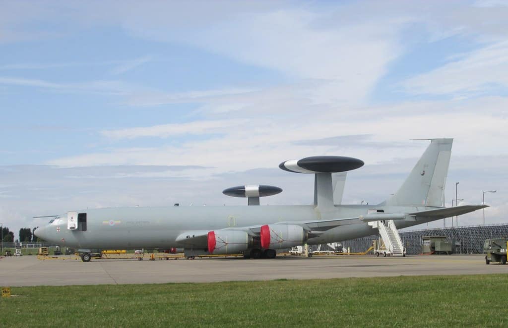Boeing E-3D Sentry AEW1 of the Royal Air Force at RAF Waddington