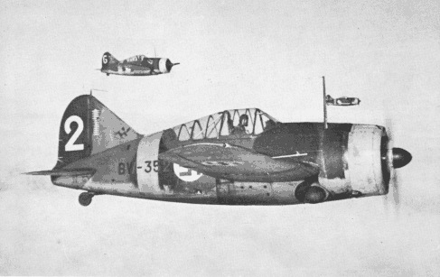 Finnish Brewster B-239 formation