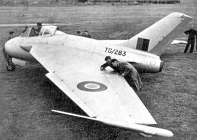 de Havilland DH.108 Swallow TG283, first prototype
