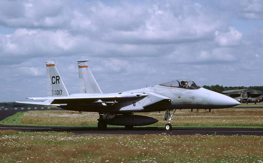 A USAF F-15C Eagle