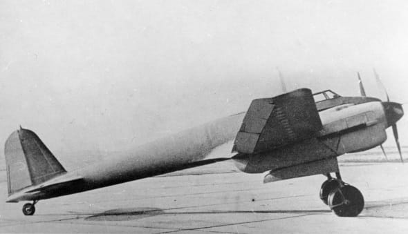Focke-Wulf Fw 187 V4, the fourth prototype of the Falke twin-engine fighter