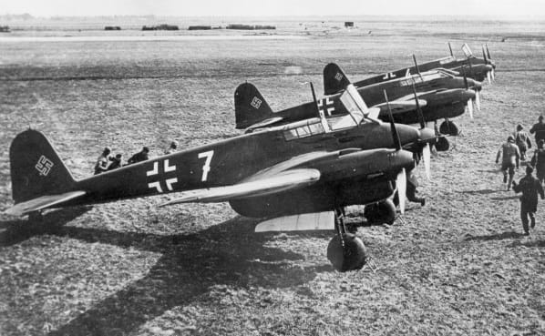 Focke-Wulf Fw 187 A-0 of the factory defence flight at Bremen