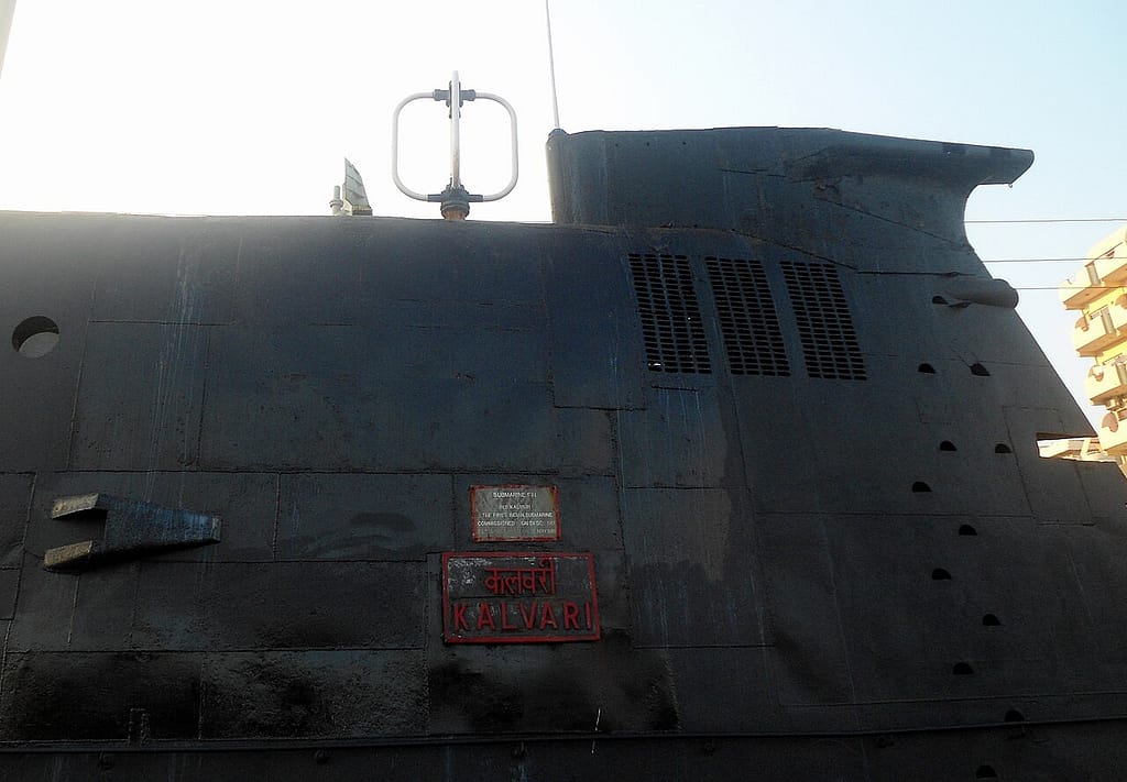 Fin of INS Kalvari