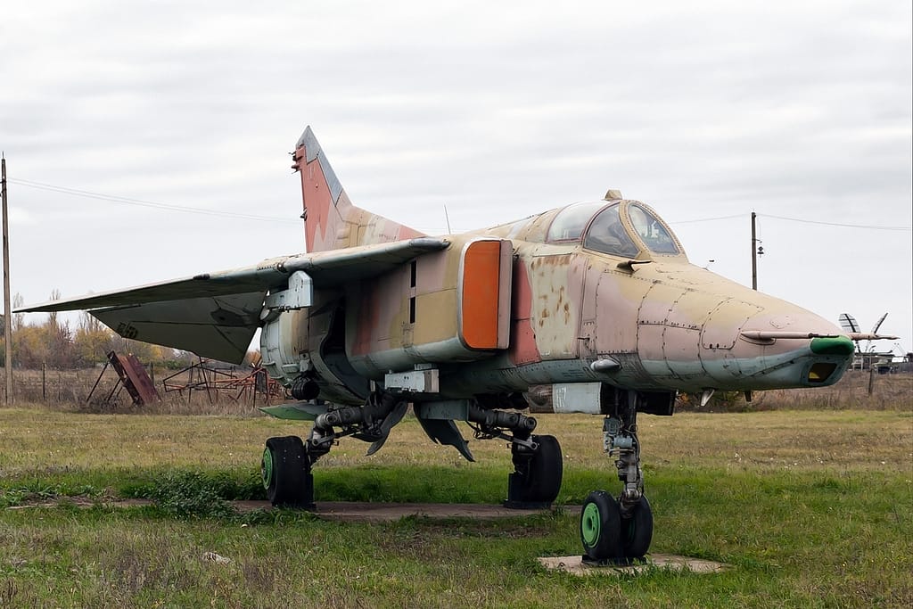 A Soviet MiG-23 Flogger