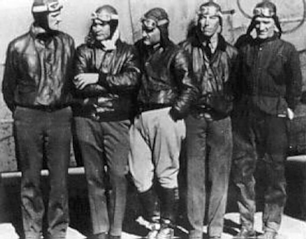 The crew of the Question Mark