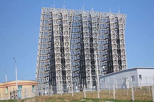 A Russian early-warning radar array