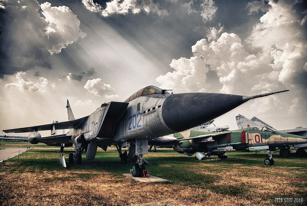 Soviet MiG-31 Foxhound interceptor