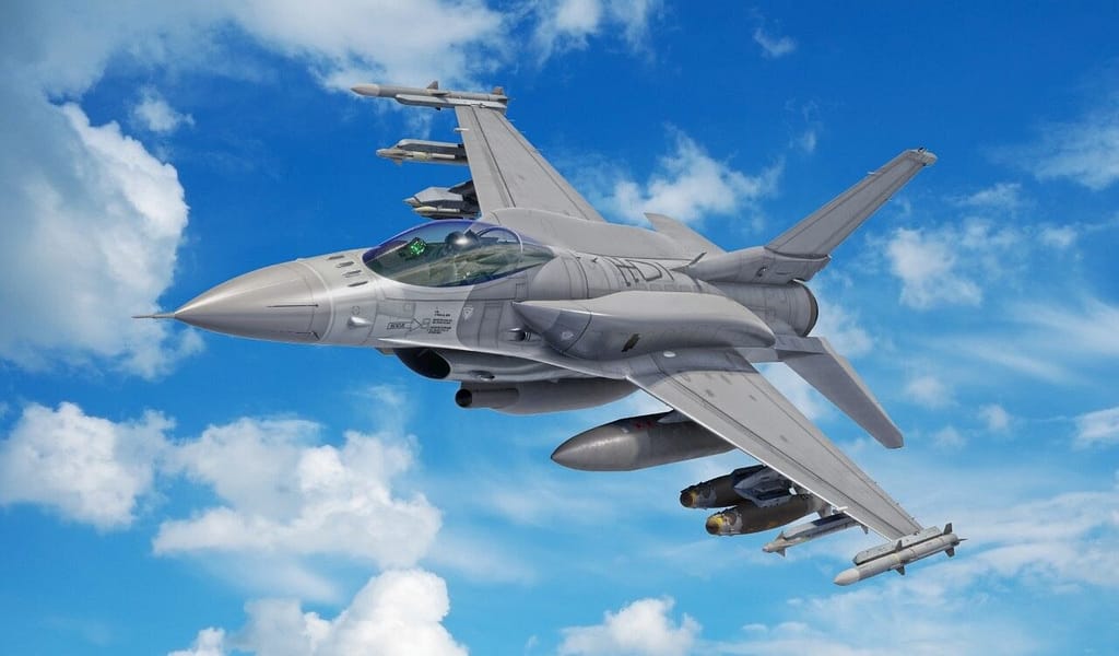 Lockheed Martin F-16V Block 70 Viper in flight
