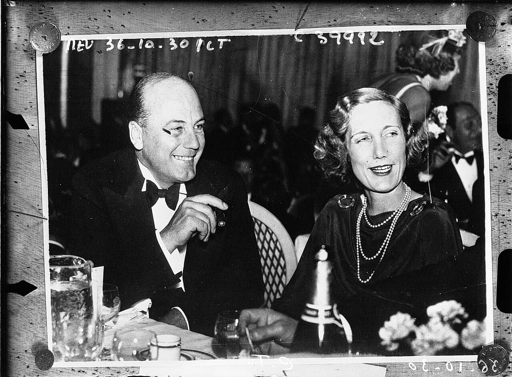 Beryl Markham with Edgar Percival