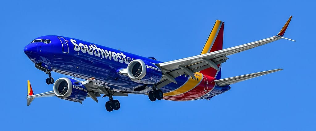 A Boeing 737 MAX in airline service