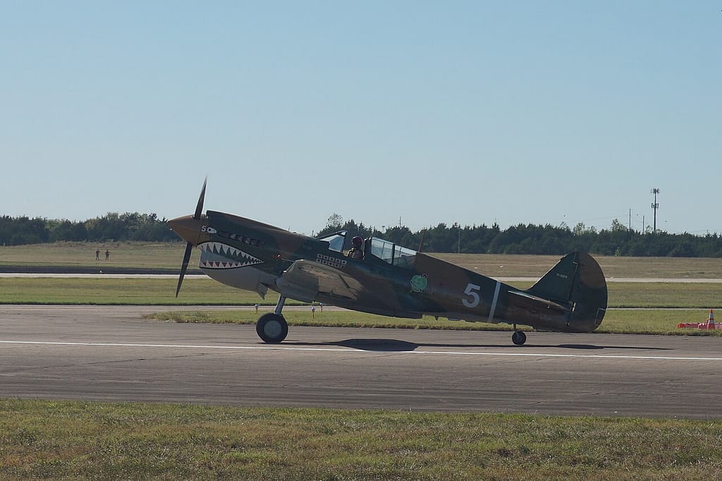 A Curtiss P-40 Warhawk