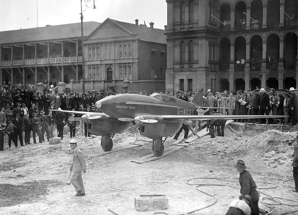 DH.88 Comet Grosvenor House in Sydney, 1934