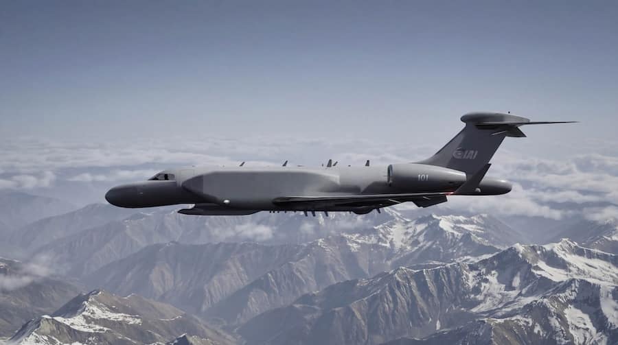 IAI ELLYON electronic attack and ISTAR aircraft rendering