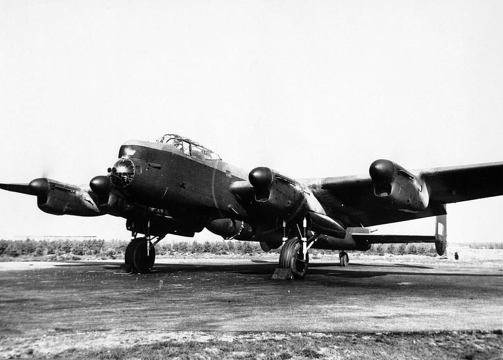 Avro Lancaster B Mk I Special of 617 Squadron loaded with a Grand Slam bomb