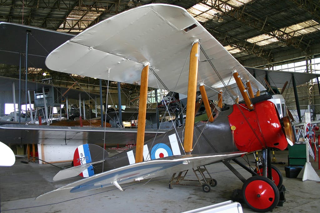 Sopwith Camel replica in Roy Brown markings