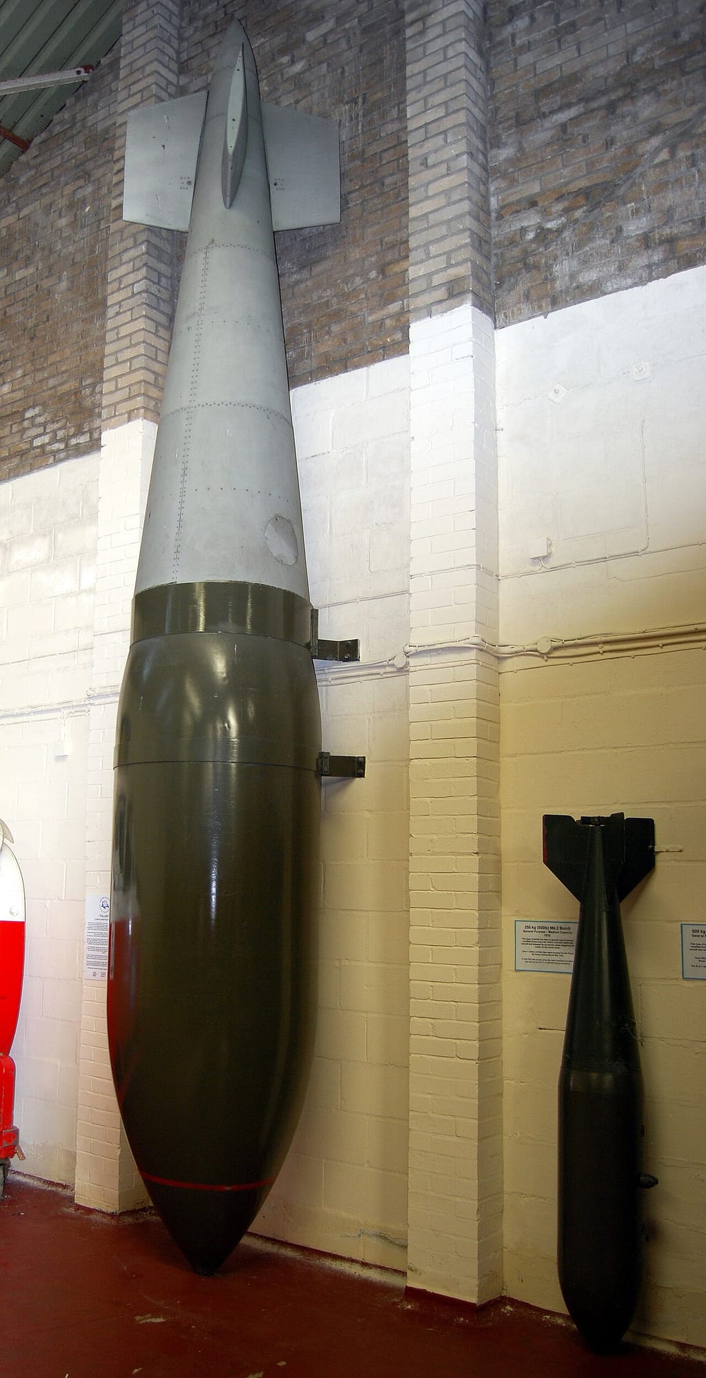 Tallboy 12,000 lb earthquake bomb on display