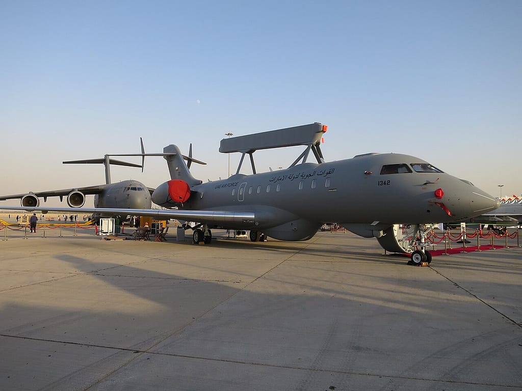 UAE Air Force GlobalEye at the Dubai Airshow