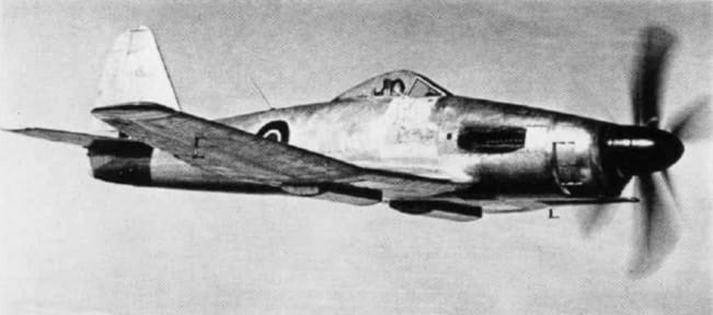 Westland Wyvern prototype in flight