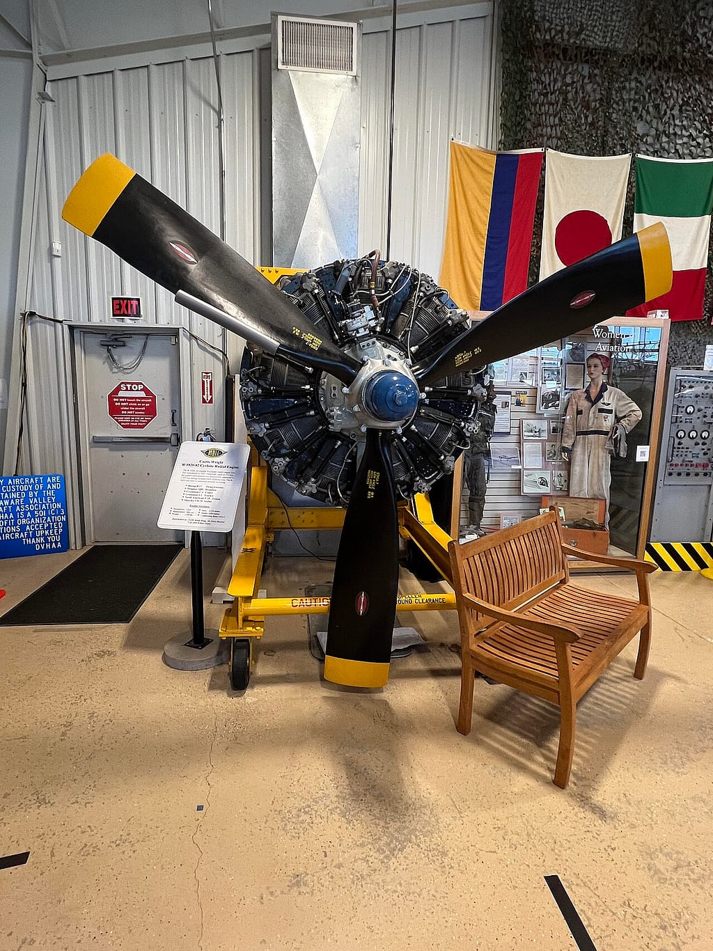 Wright R-1820 Cyclone nine-cylinder radial aero engine