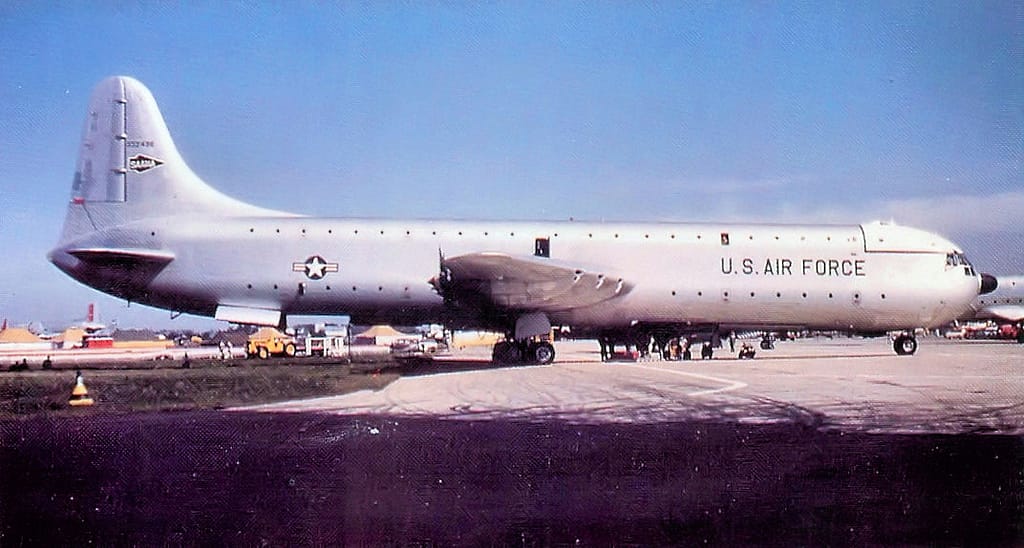 Convair XC-99 on the ground, 1954