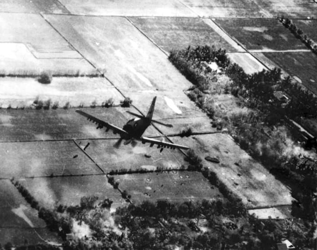 Douglas A-1 Skyraider over Vietnam