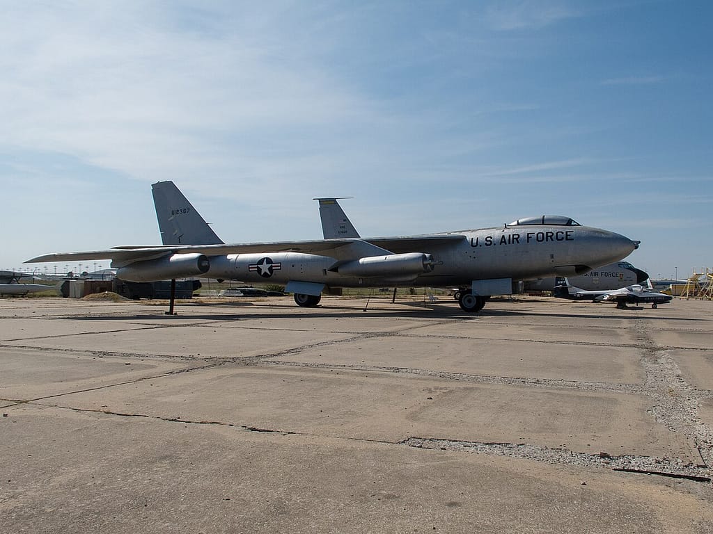 A preserved Boeing B-47 Stratojet