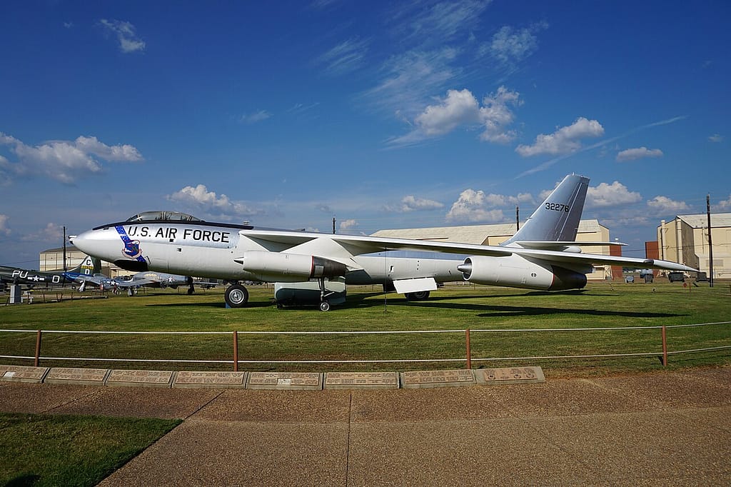 A preserved Boeing B-47E Stratojet