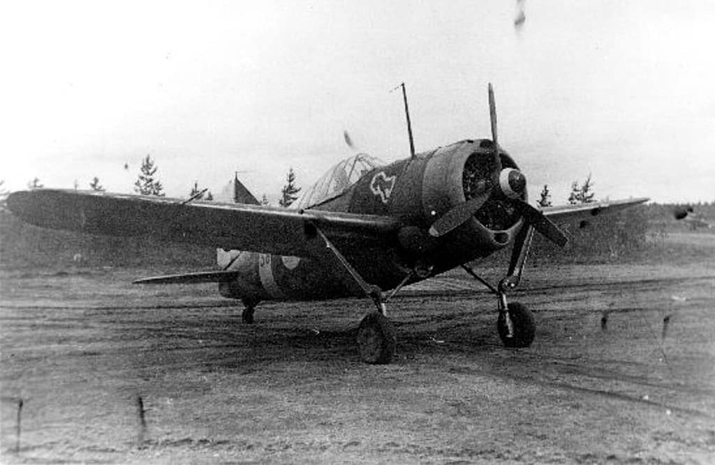 Brewster B-239 of the Finnish Air Force