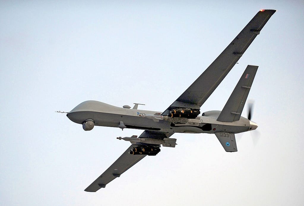 A reconnaissance-strike drone