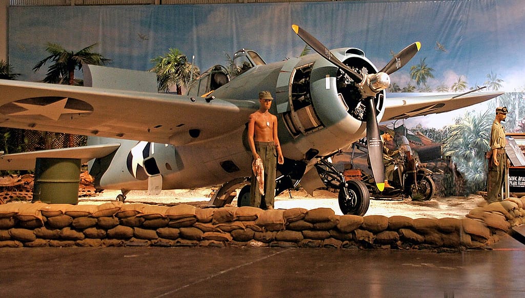 F4F-3 Wildcat in flight