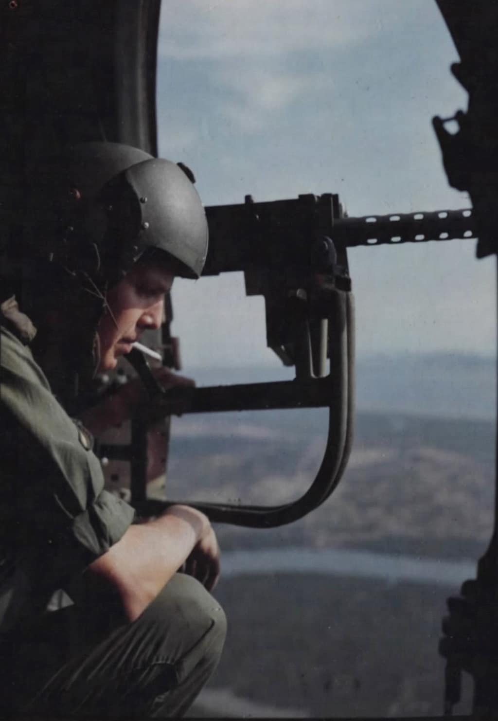 H-21 Shawnee crew chief in Vietnam