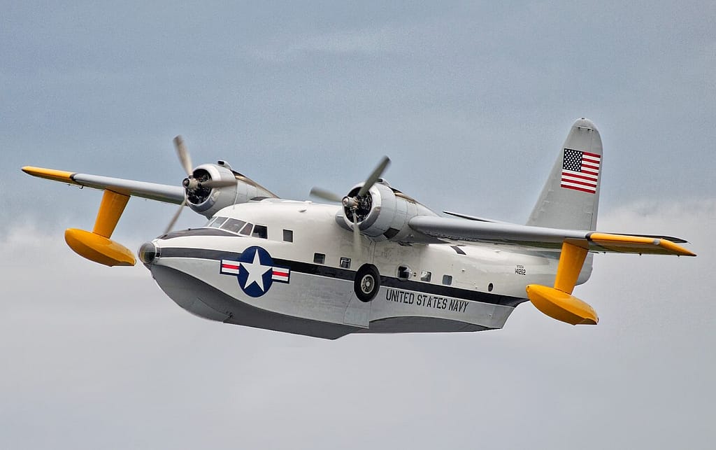 A U.S. Navy Grumman HU-16 Albatross