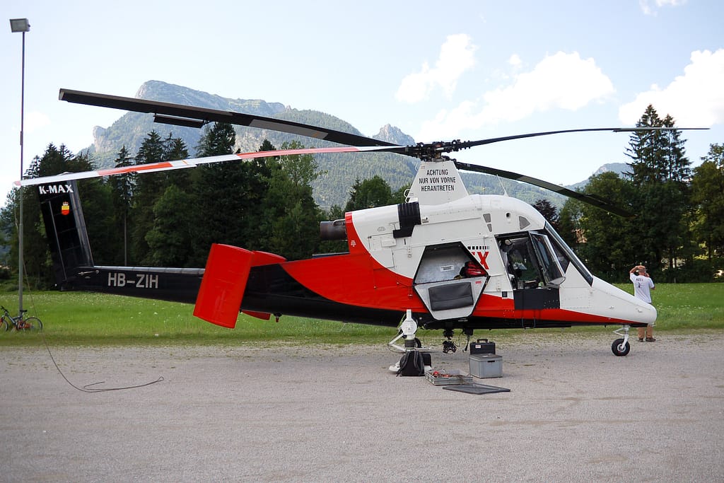 Swiss-registered Kaman K-MAX synchropter