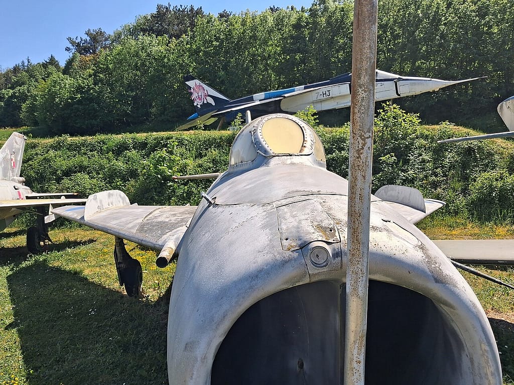 Preserved 1955-built MiG-19PM Farmer