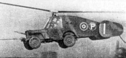 The actual Hafner Rotabuggy in flight