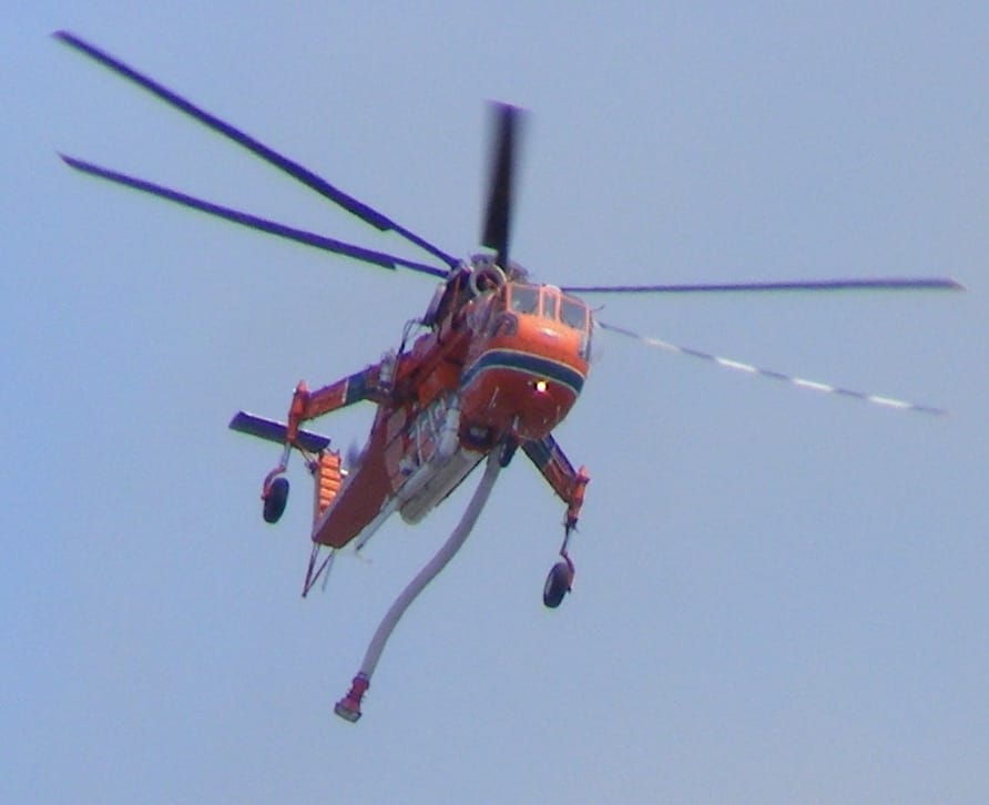 An Erickson S-64 Air-Crane