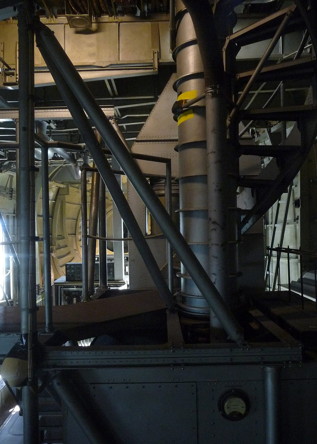 Interior cockpit and stairway of the preserved Hughes H-4 Hercules